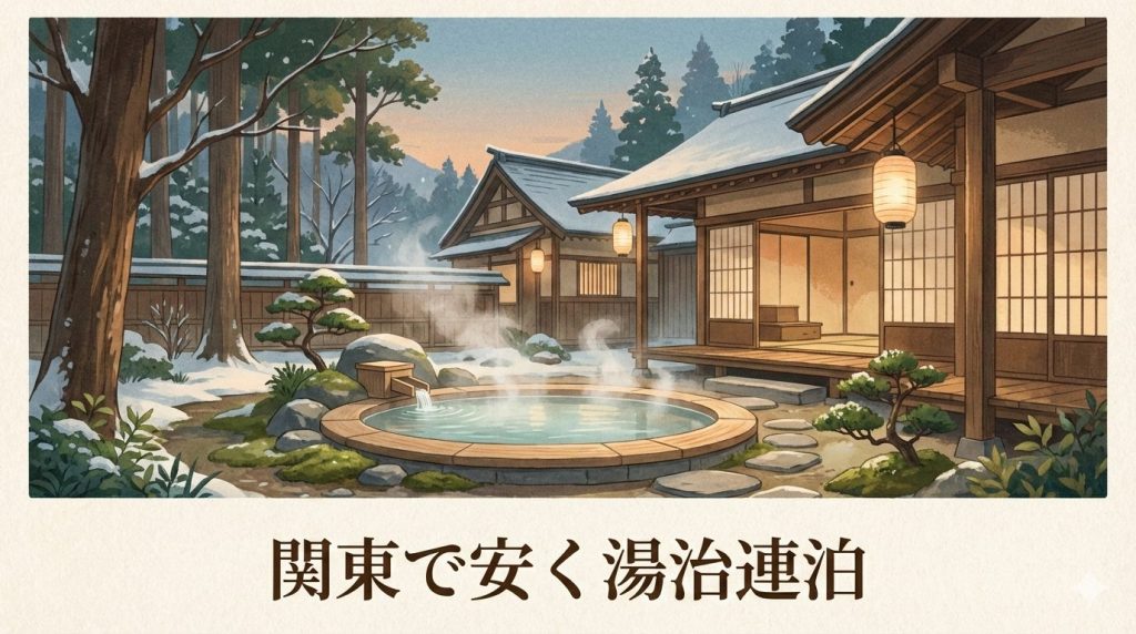 湯治で連泊を安く関東で探すなら 体を休めながら泊まれる宿5選 | 旅のしおり 失敗しない国内旅行ガイド